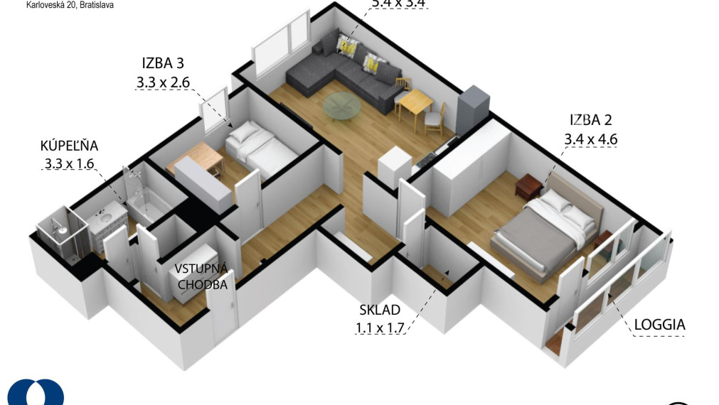 !!! PREDANÉ !!! Byt ktorý si zamilujete.