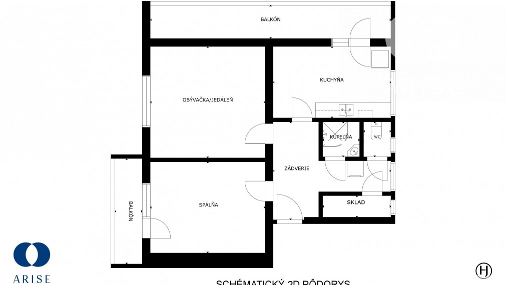 !!! PREDANÉ !!! 2- izbový byt s krásnym výhľadom!