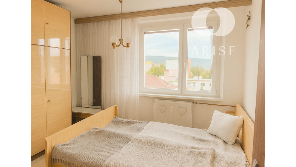 PREDANÉ| ARISE| 4-izbový byt s loggiou a výhľadom na Bratislavu, Rača