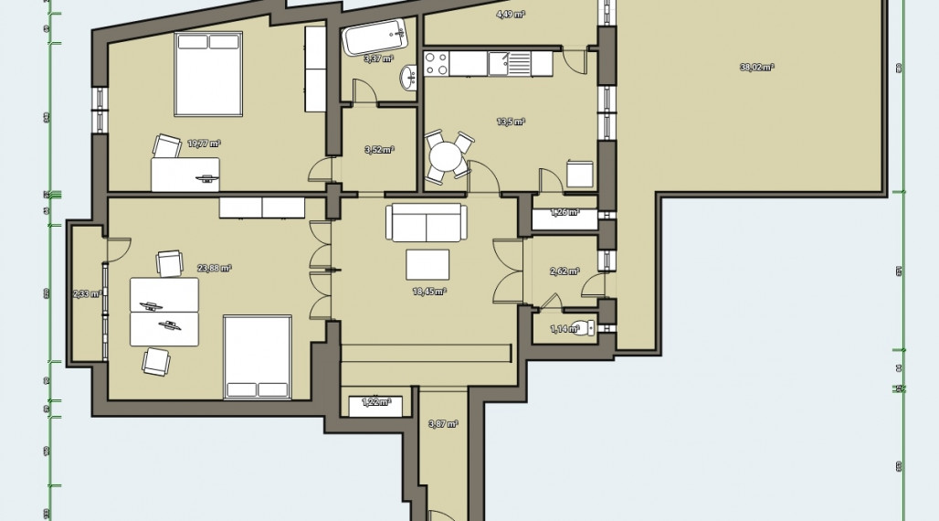 !!! PREDANÉ !!! Na svojho nového majiteľa čaká 2 izbový byt na Mýtnej ulici v Bratislave.